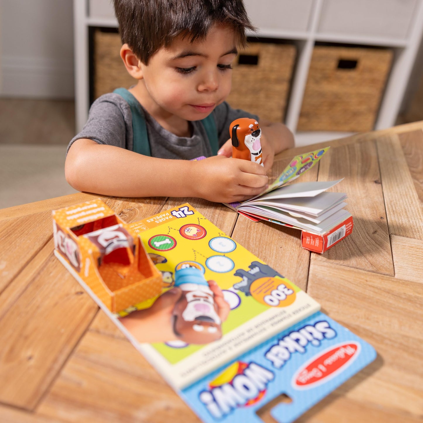 Melissa & Doug Sticker WOW! Dog Bundle — 24-Page Activity Book & 500 Stickers for Kids 3+