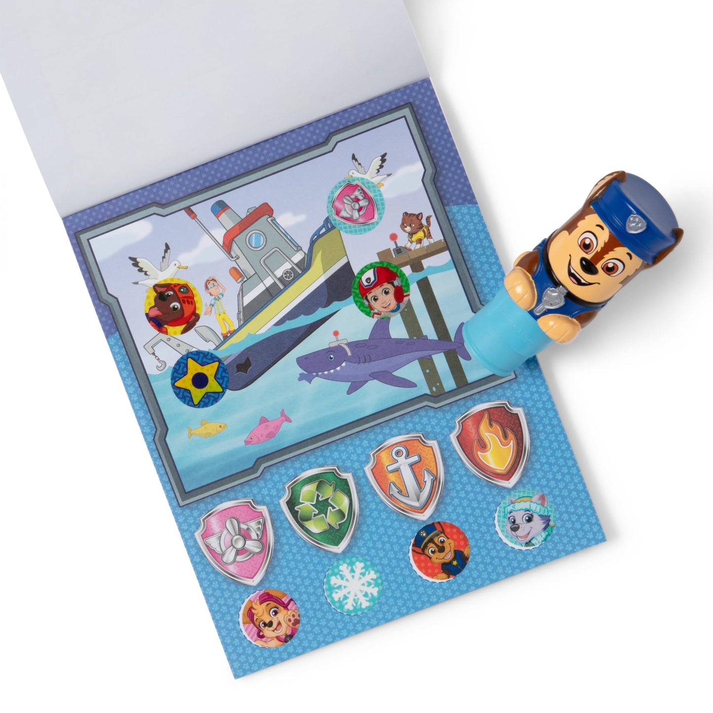 Melissa & Doug Sticker WOW! 24-Page PAW Patrol Chase Activity Pad with 300 Stickers – FSC Certified