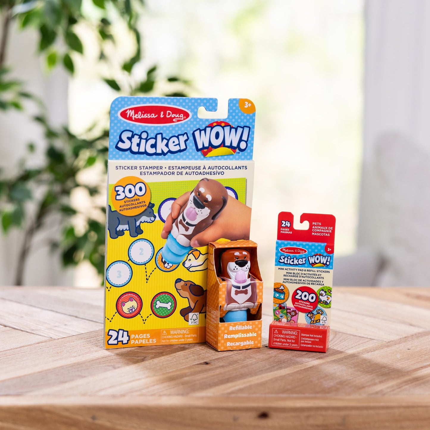 Melissa & Doug Sticker WOW! Dog Bundle — 24-Page Activity Book & 500 Stickers for Kids 3+