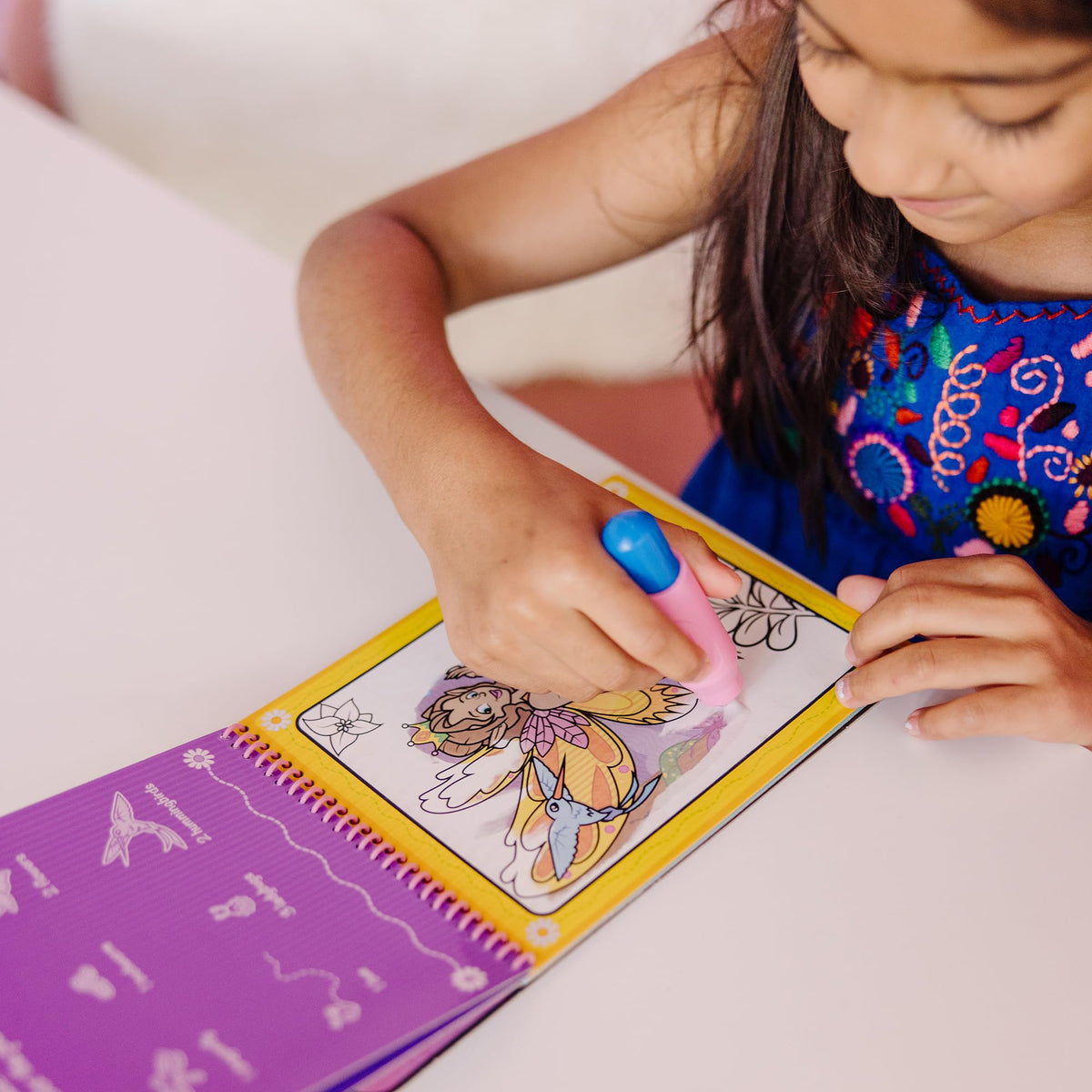 Melissa & Doug On the Go Water Wow! Fairy Tale – Mess-Free Reusable Water-Reveal Activity Pad (Ages 3+)