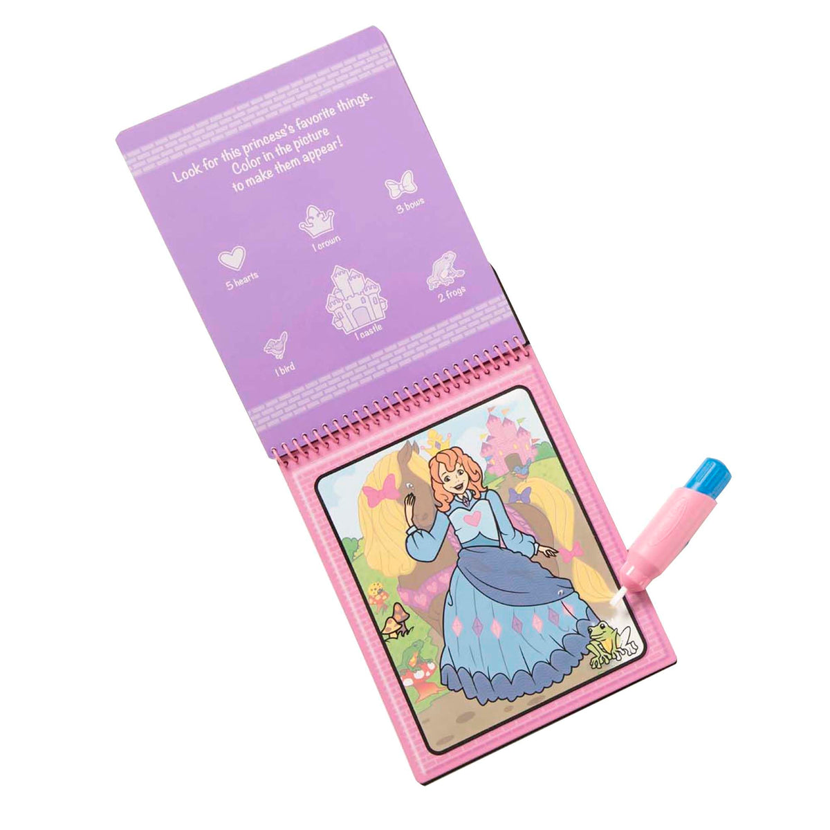Melissa & Doug On the Go Water Wow! Fairy Tale – Mess-Free Reusable Water-Reveal Activity Pad (Ages 3+)
