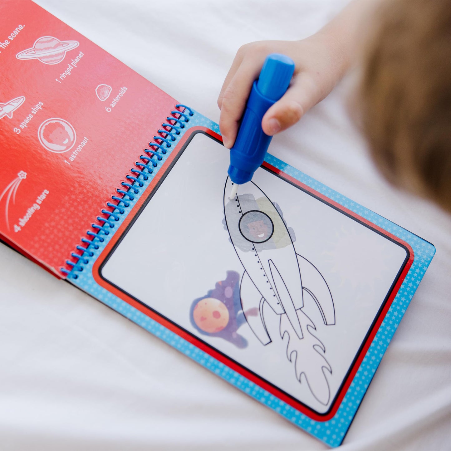 Melissa & Doug On The Go Water Wow! Space – Reusable Mess-Free Water-Reveal Activity Pad