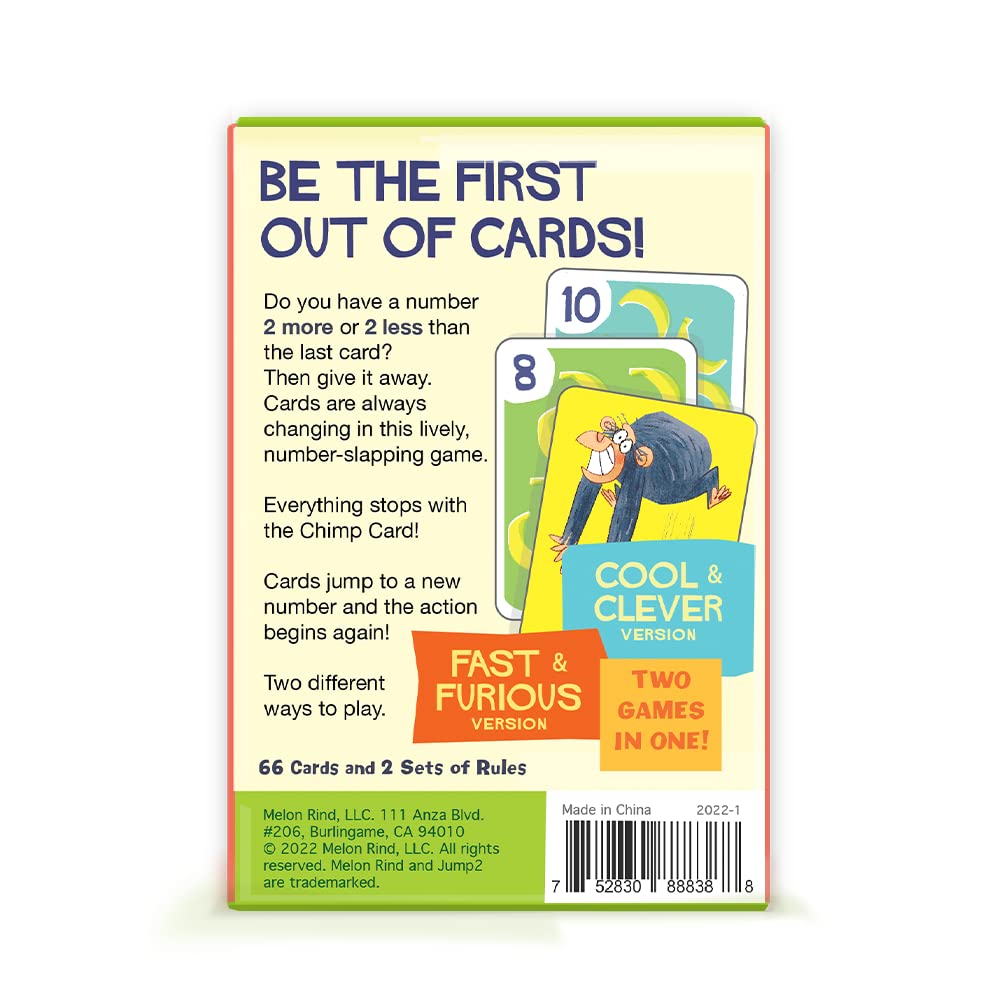 Melon Rind Jump 2: A lively math card game for multiples of 2 | Ages 6+