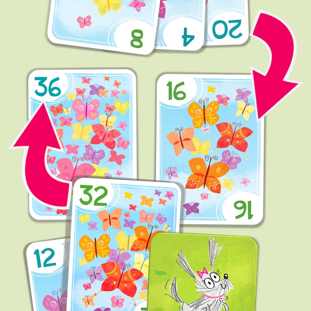 Melon Rind Jump 4: Multiples of 4 Card Game for Kids | Puppy Theme