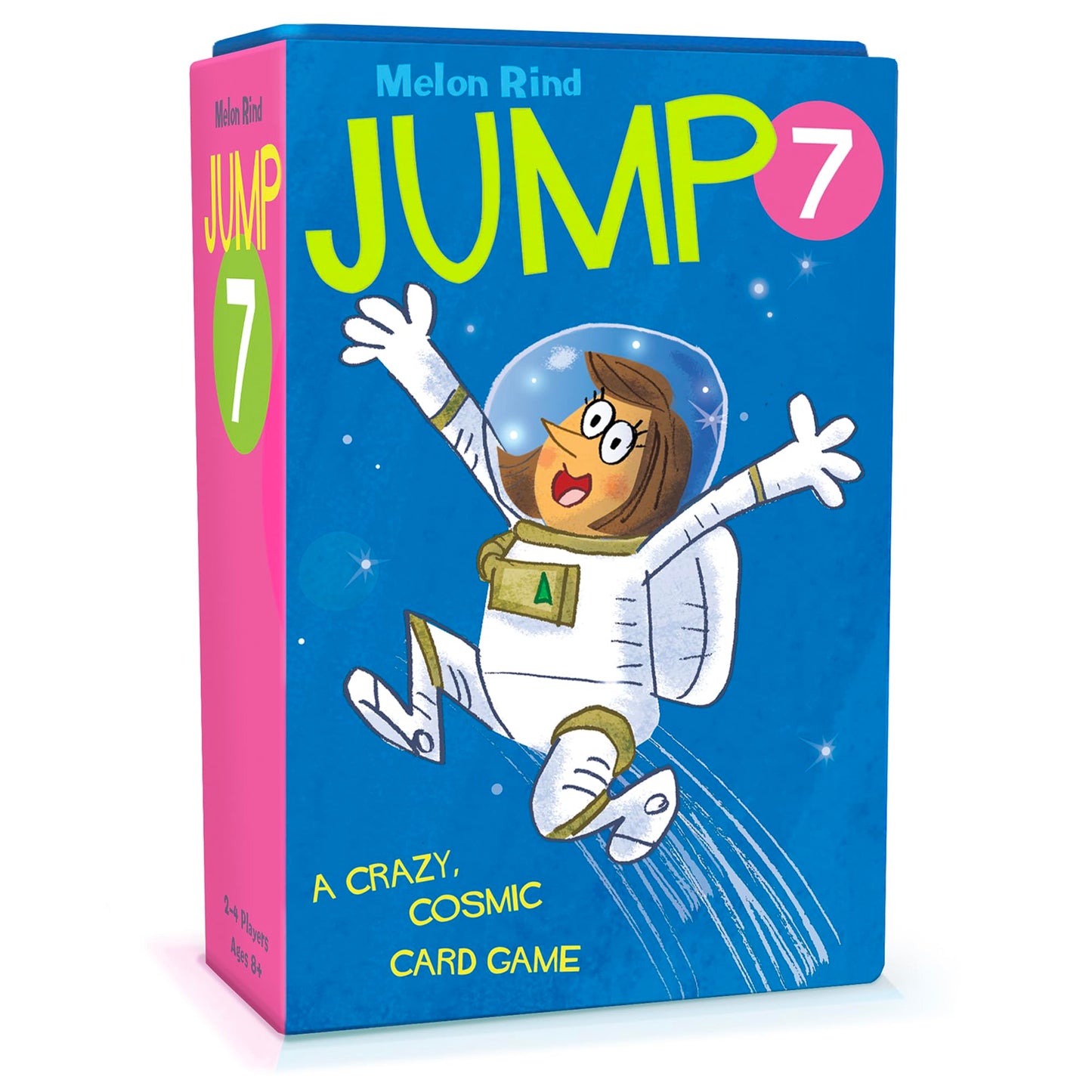 Melon Rind Jump 7: Space-Themed Math Card Game for Multiples of 7 | Ages 8+