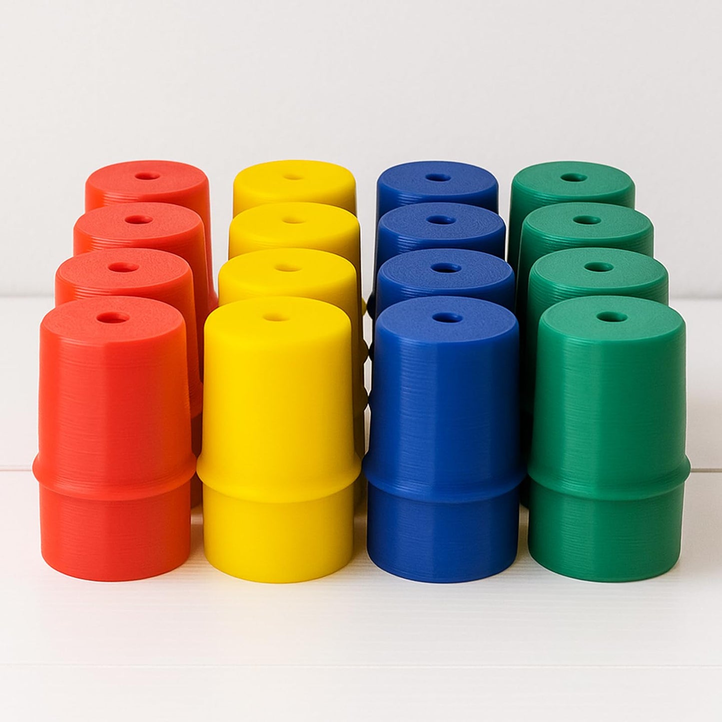 Menethil Trouble Replacement Parts – 16-Piece Set (Blue, Green, Red, Yellow) – Movers, Pawns & Pegs