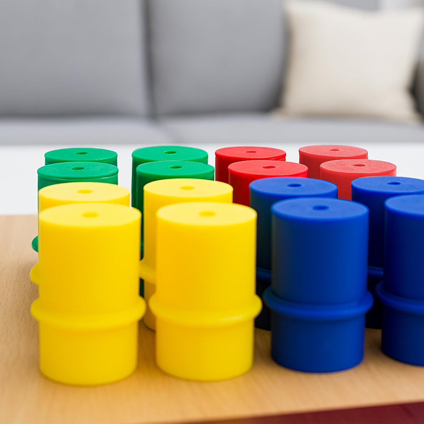 Menethil Trouble Replacement Parts – 16-Piece Set (Blue, Green, Red, Yellow) – Movers, Pawns & Pegs