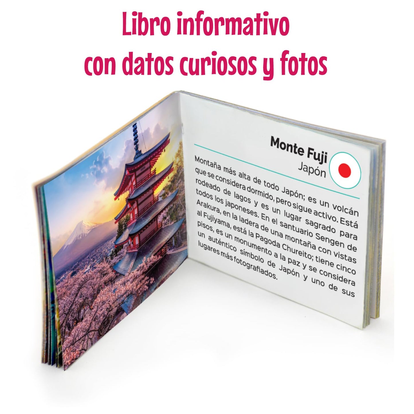 Menique Explore The World Memory Matching Game – Spanish Edition, 100 Cards (50 Pairs) with Iconic Landmarks, Country & Flag