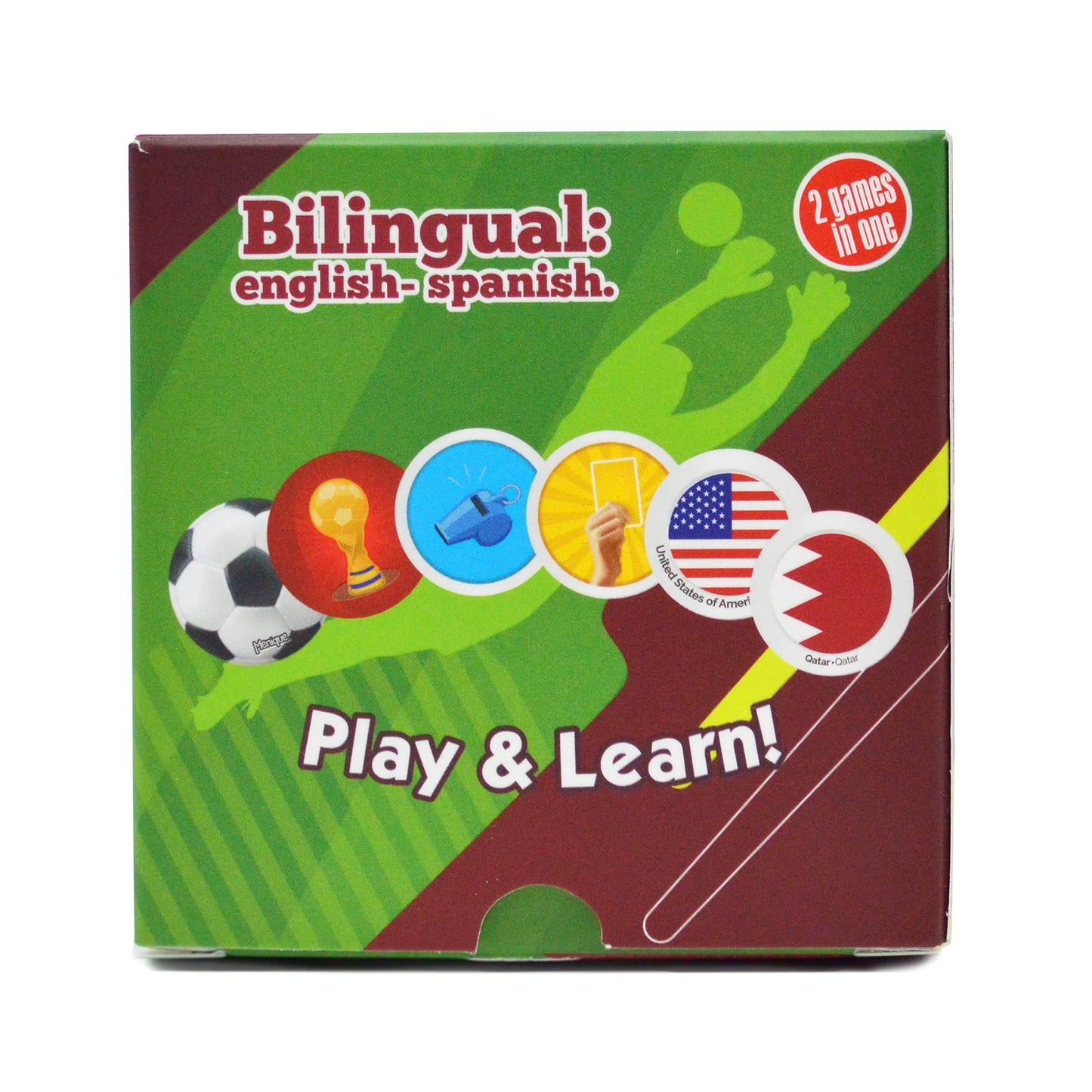 Menique World Cup Memory Matching Game – 79 Cards (Flags + Penalty Challenge) – Bilingual English/Spanish