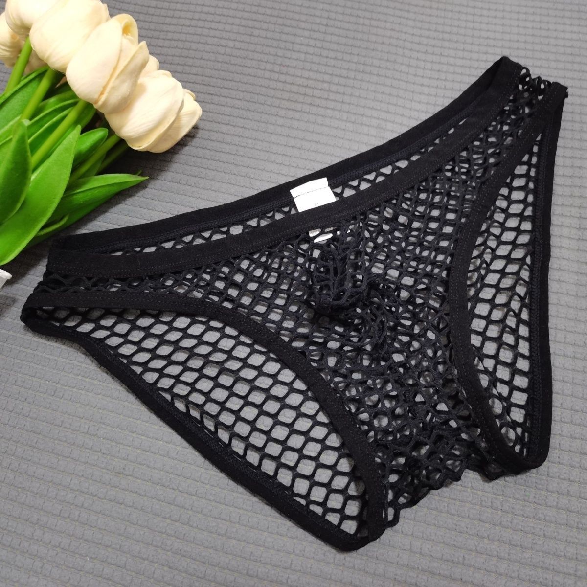Men's Fishnet Briefs