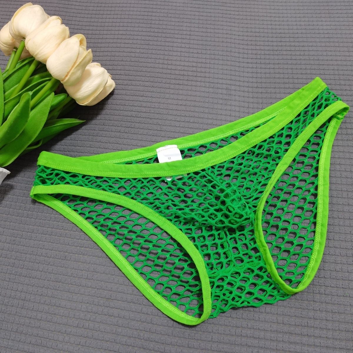 Men's Fishnet Briefs