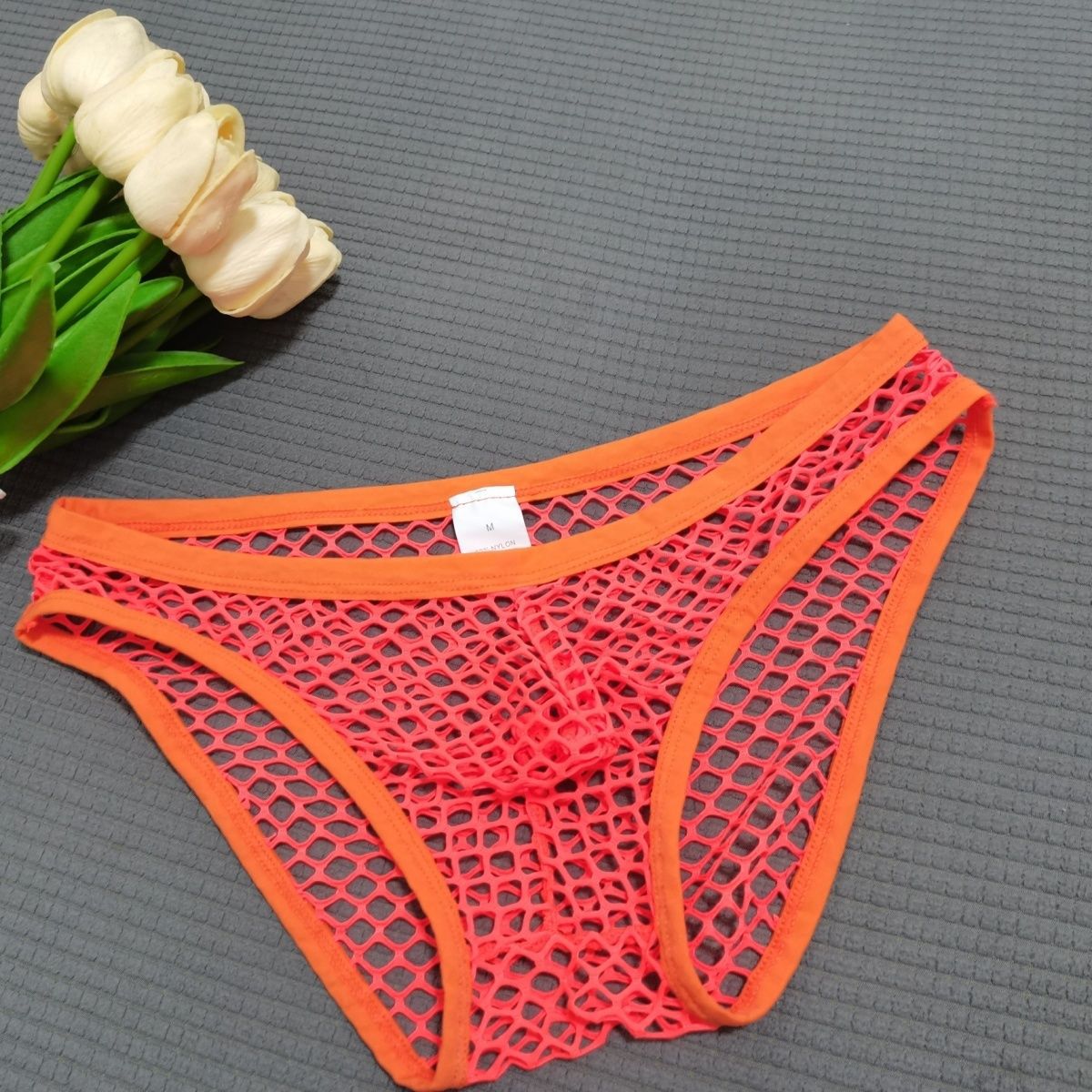 Men's Fishnet Briefs
