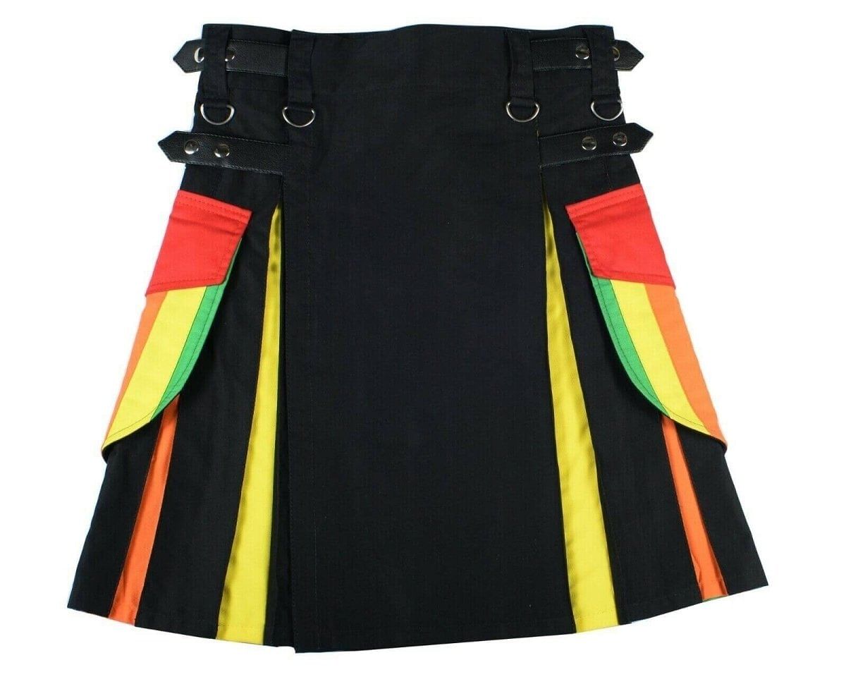 Men's Rainbow Utility Hybrid Kilt