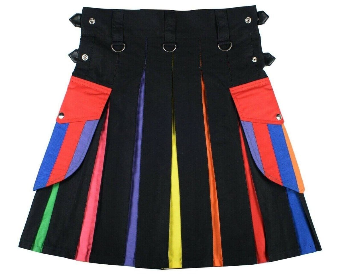 Men's Rainbow Utility Hybrid Kilt