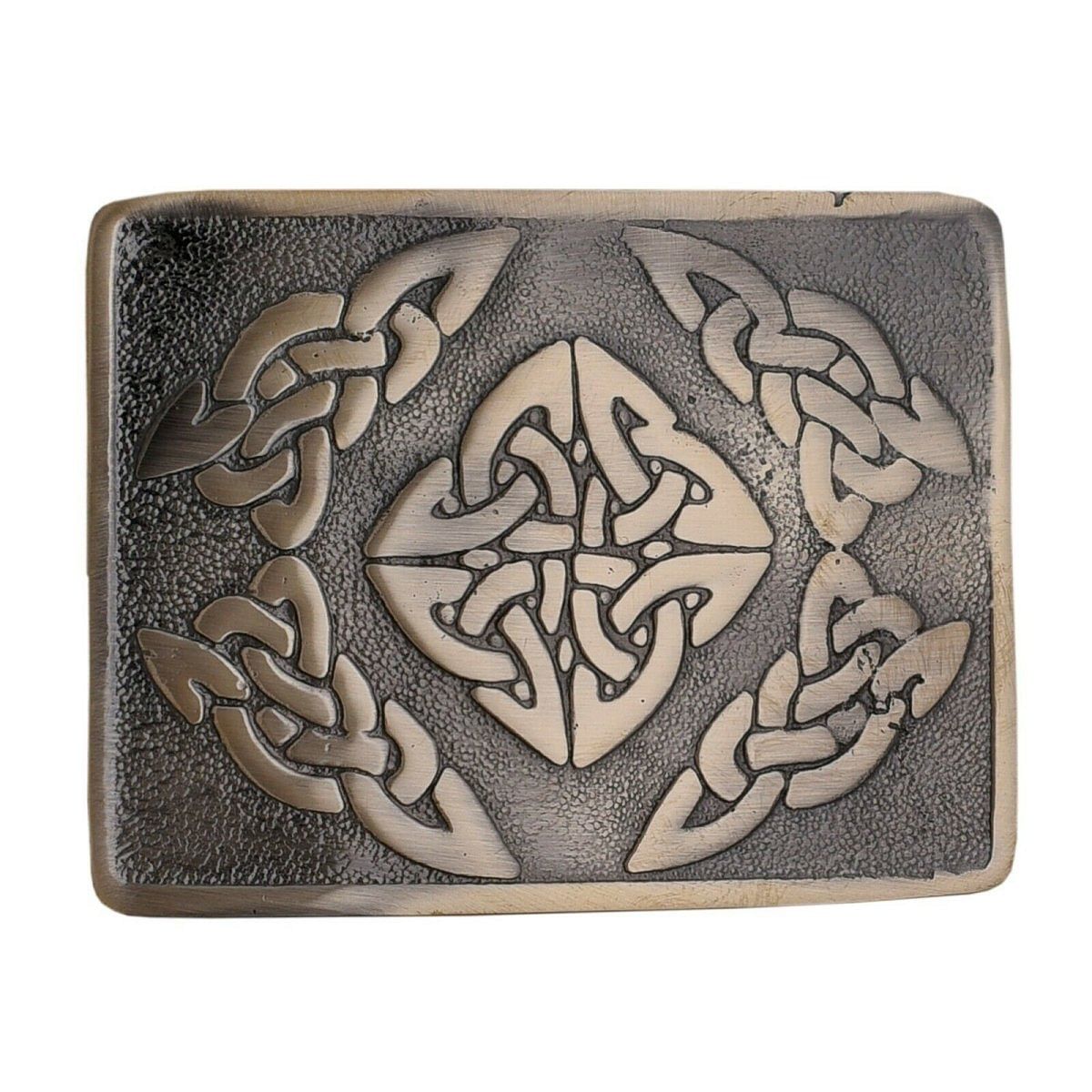 Men's Scottish Kilt Belt Antique Buckles - Celtic Designs Buckles