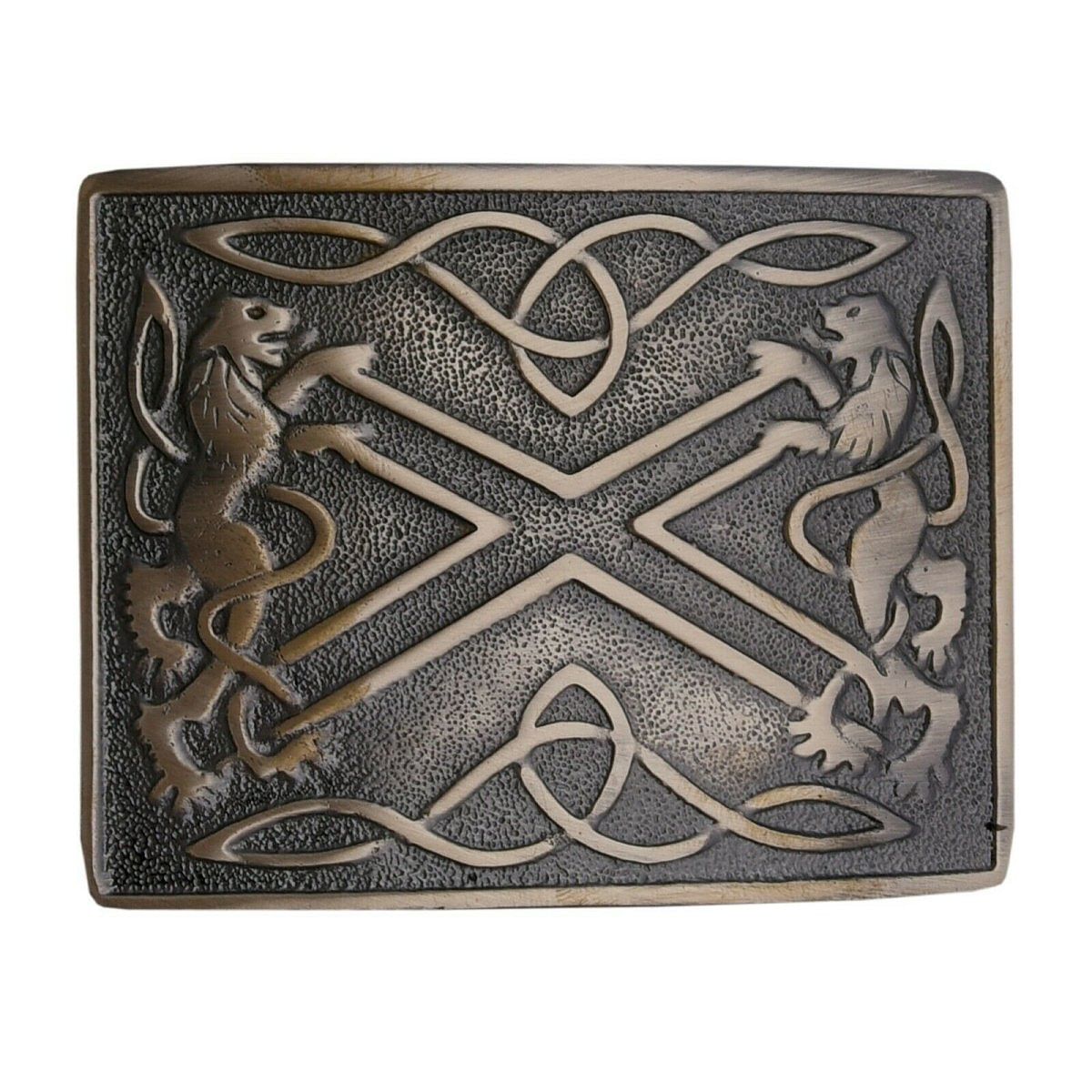 Men's Scottish Kilt Belt Antique Buckles - Celtic Designs Buckles