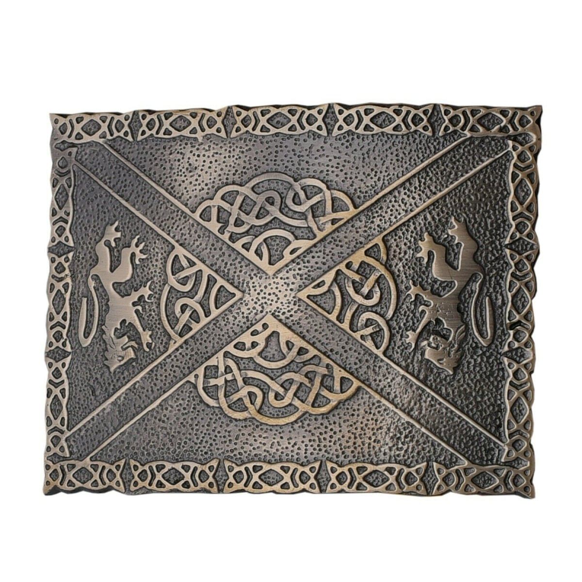 Men's Scottish Kilt Belt Antique Buckles - Celtic Designs Buckles
