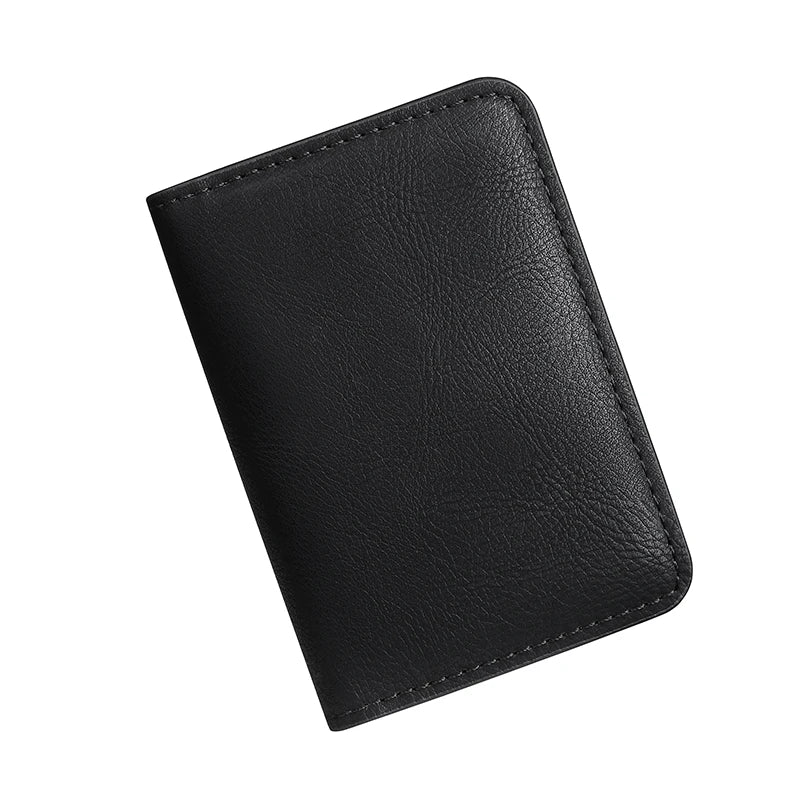 Men’s Slim RFID Wallet – Minimalist PU Leather Card Holder