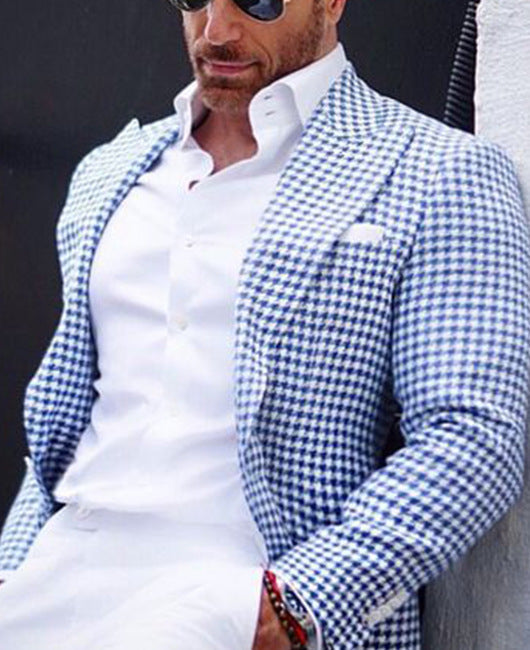 Men's Two-buttoned Large Pocket Suit Jacket