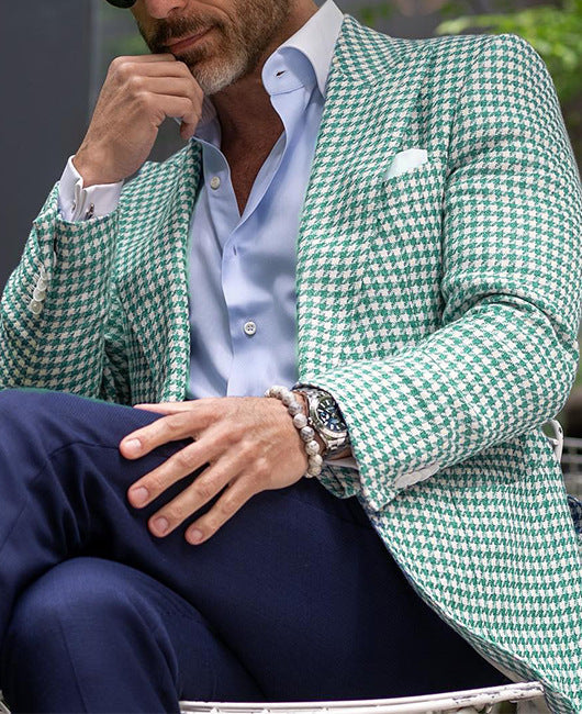 Men's Two-buttoned Large Pocket Suit Jacket