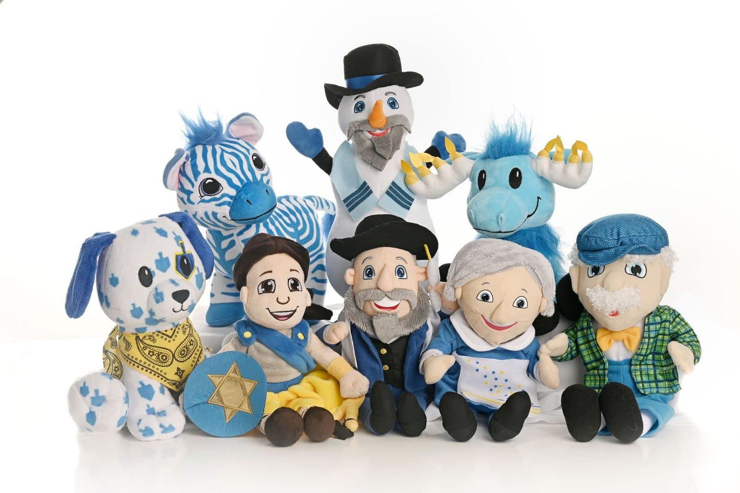 Mensch on a Bench Hanukkah Decor — As Seen on Shark Tank (Hardcover Book + Removable Bench)