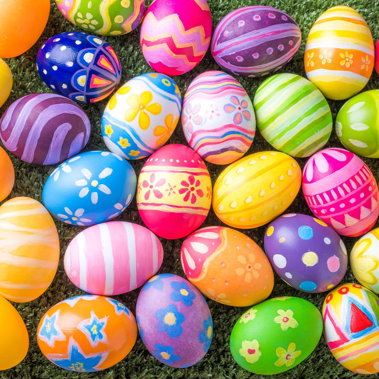 Meooeck 100 Pcs DIY Easter Eggs – White Plastic Fillable Blank Eggs for Hunts and Crafts