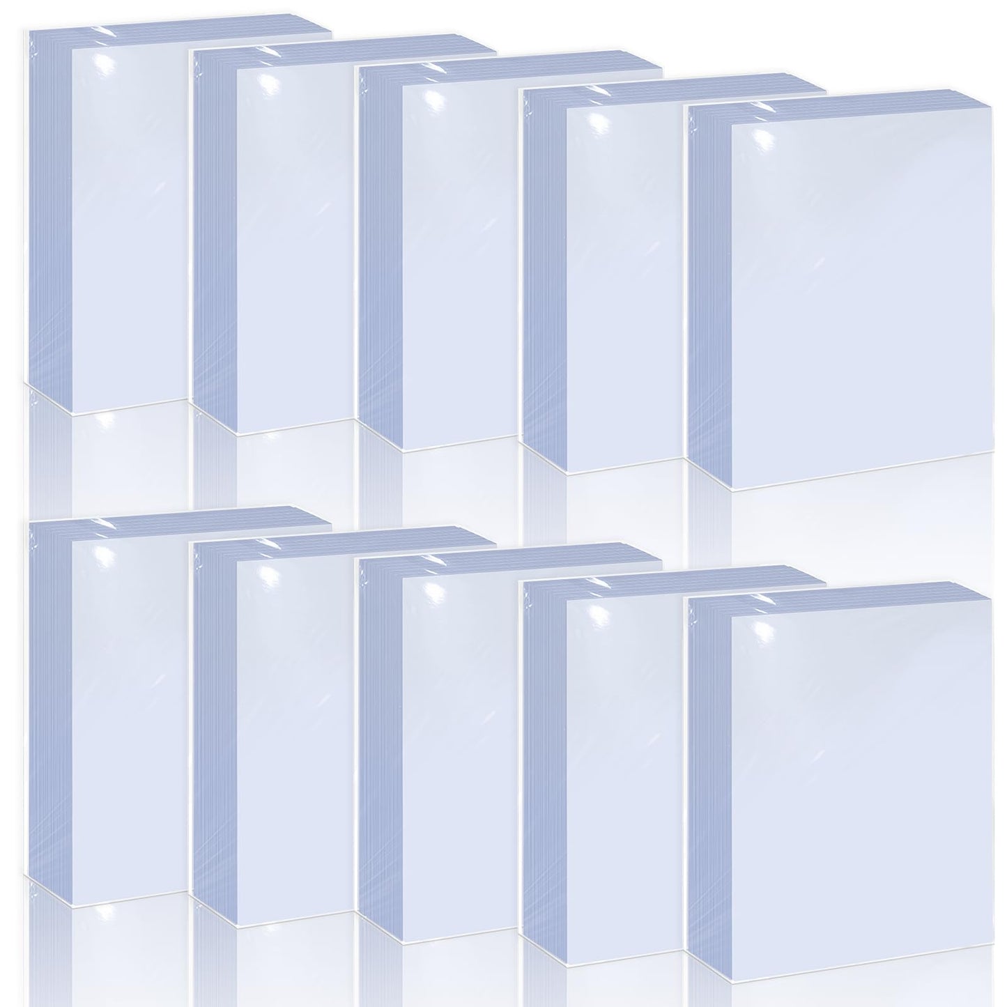 MEQHUO 1000 Counts Premium Standard Baseball Trading Card Sleeves – Clear 66×91mm Protectors