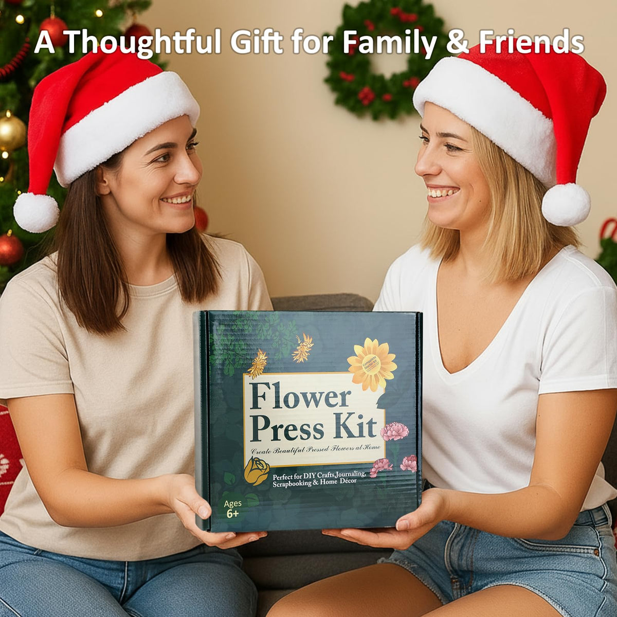MeRGBWLife Flower Press – 11x11 Inch, 10-Layer Wooden Kit for Pressed Flowers and Crafts