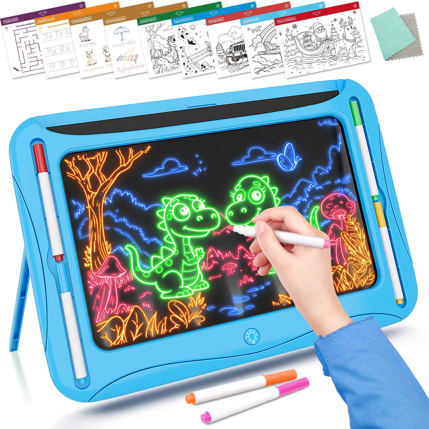 MERGUEZ LED Drawing Board – Glow Tracing Pad for Kids