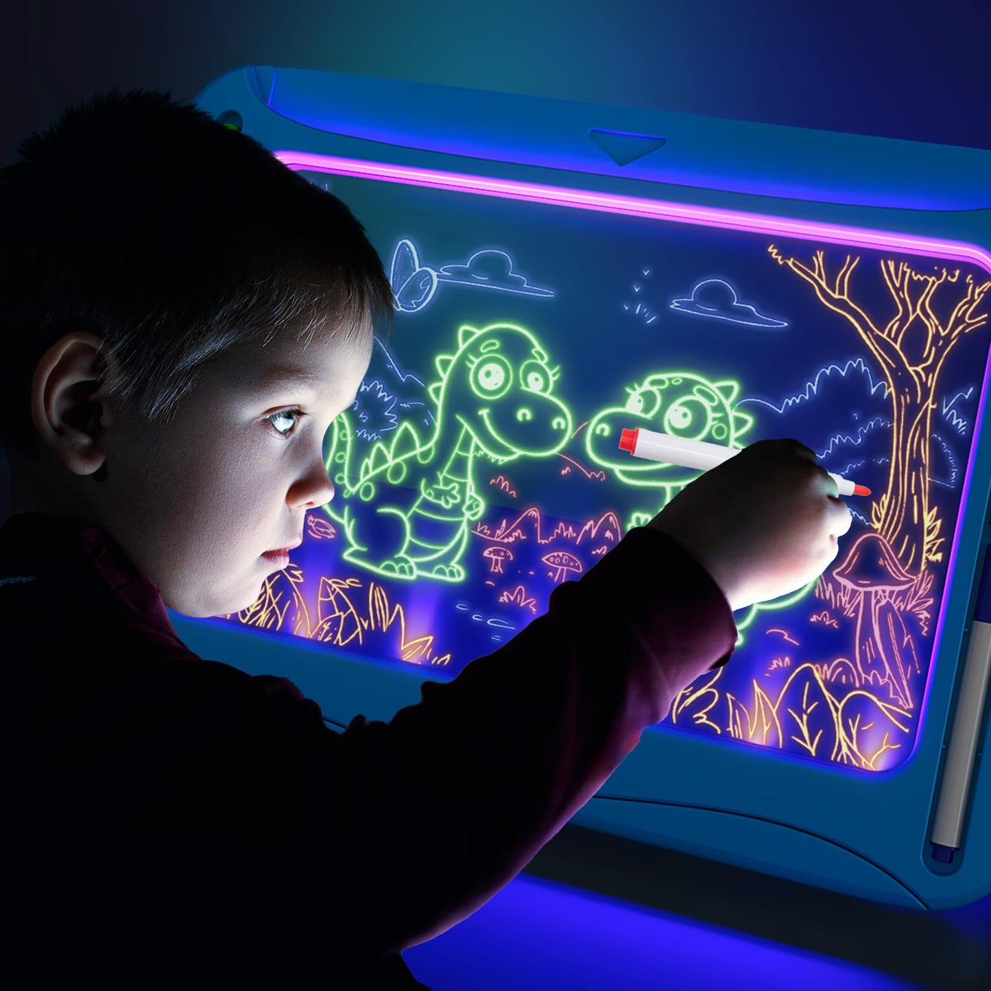 MERGUEZ LED Drawing Board – Glow Tracing Pad for Kids
