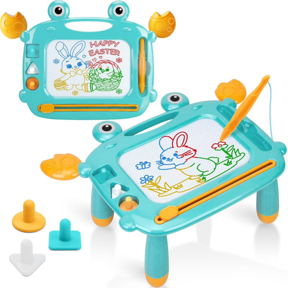 MERGUEZ Magnetic Drawing Board for Toddlers 3-5 – Mess-Free, BPA Free