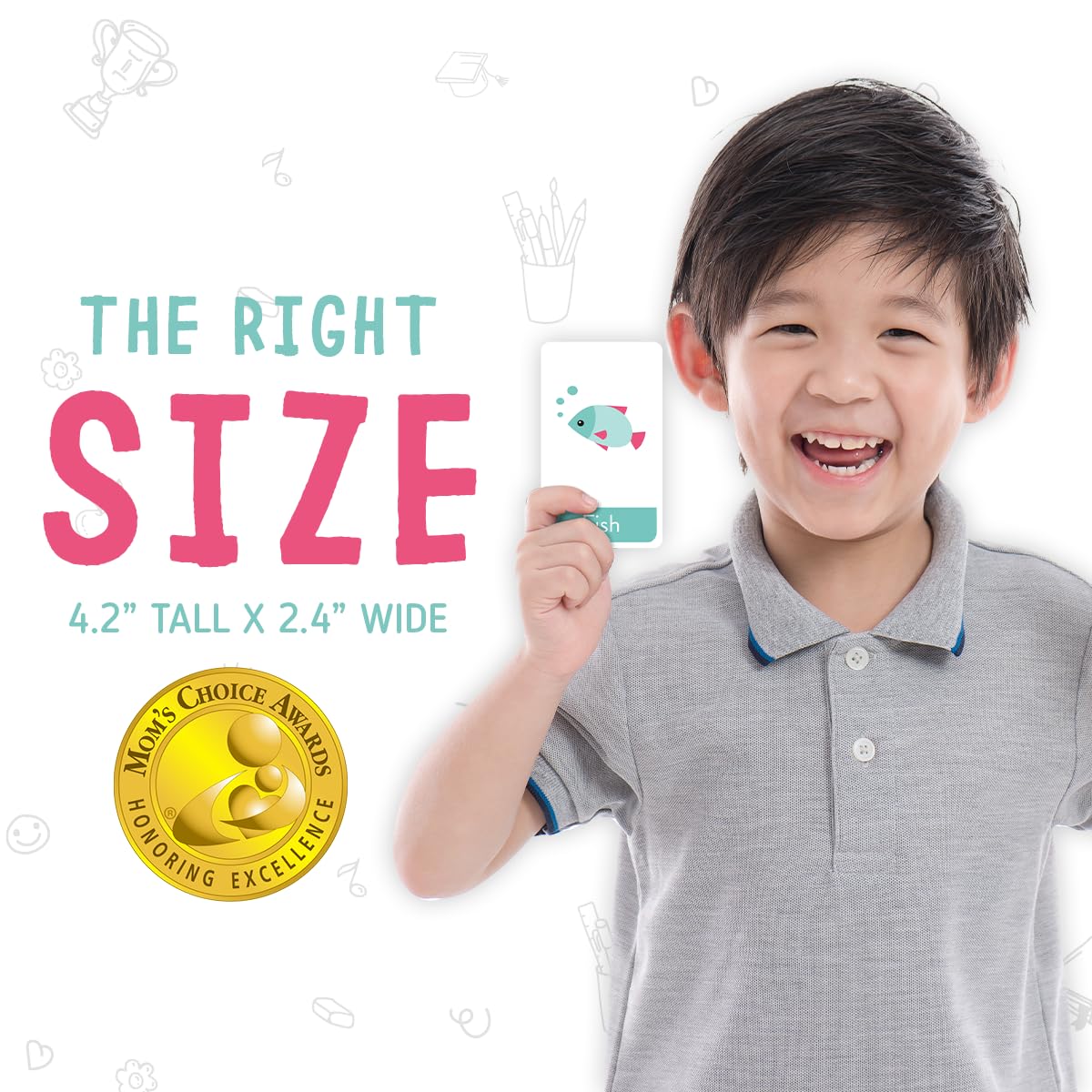 Merka Toddler Flash Cards – Interactive Alphabet & Numbers (64 Cards)