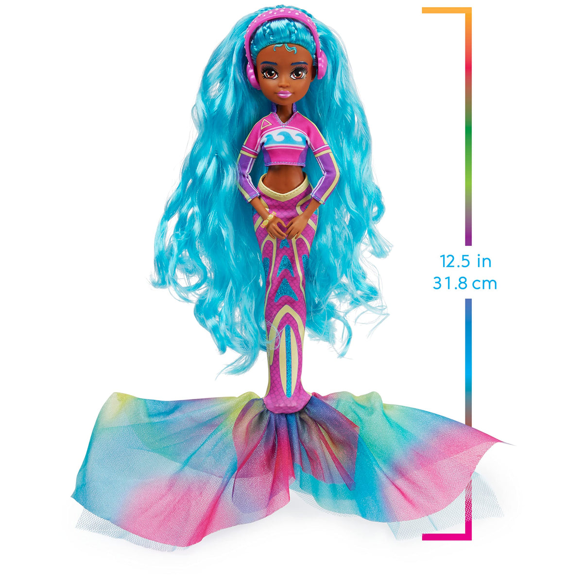 MERMAID HIGH Oceanna Deluxe Mermaid Doll – Removable Tail & 2-in-1 Fashion