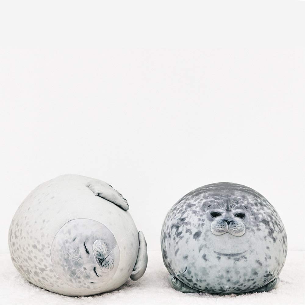 MerryXD Chubby Blob Seal Pillow – Large 23.6 in Plush Seal Toy