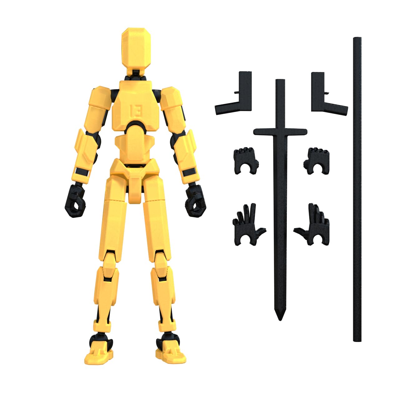 MerryXD T13 3D Action Figure – Fully Articulated Nova Titan Lucky 13