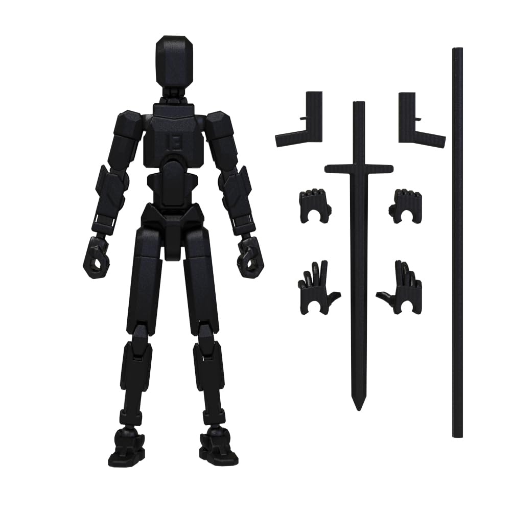 MerryXD T13 3D Printed Titan Action Figure – Fully Articulated, Customizable