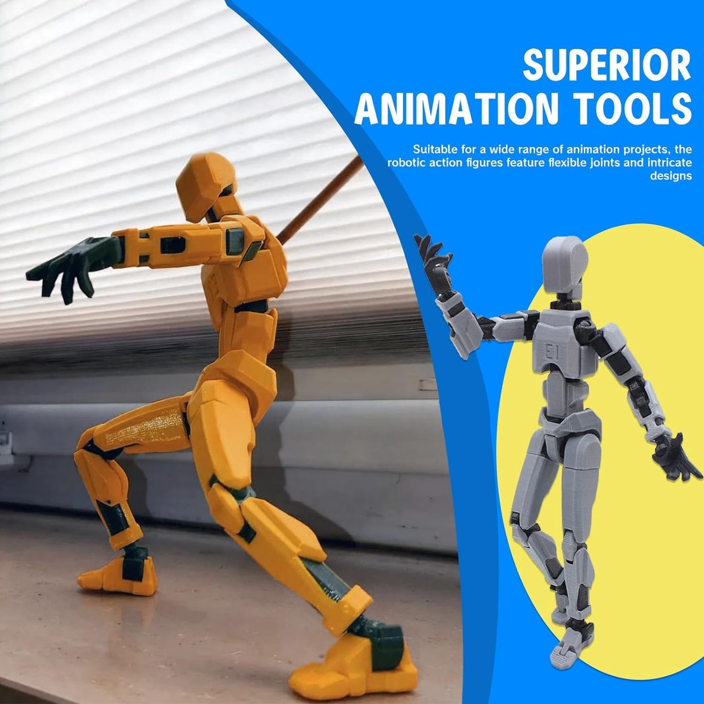 MerryXD T13 3D Action Figure – Fully Articulated Nova Titan 13