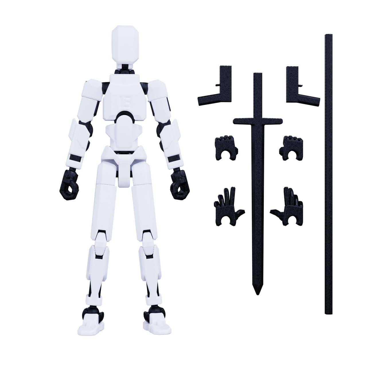 MerryXD T13 3D Action Figure – Fully Articulated Nova Titan 13