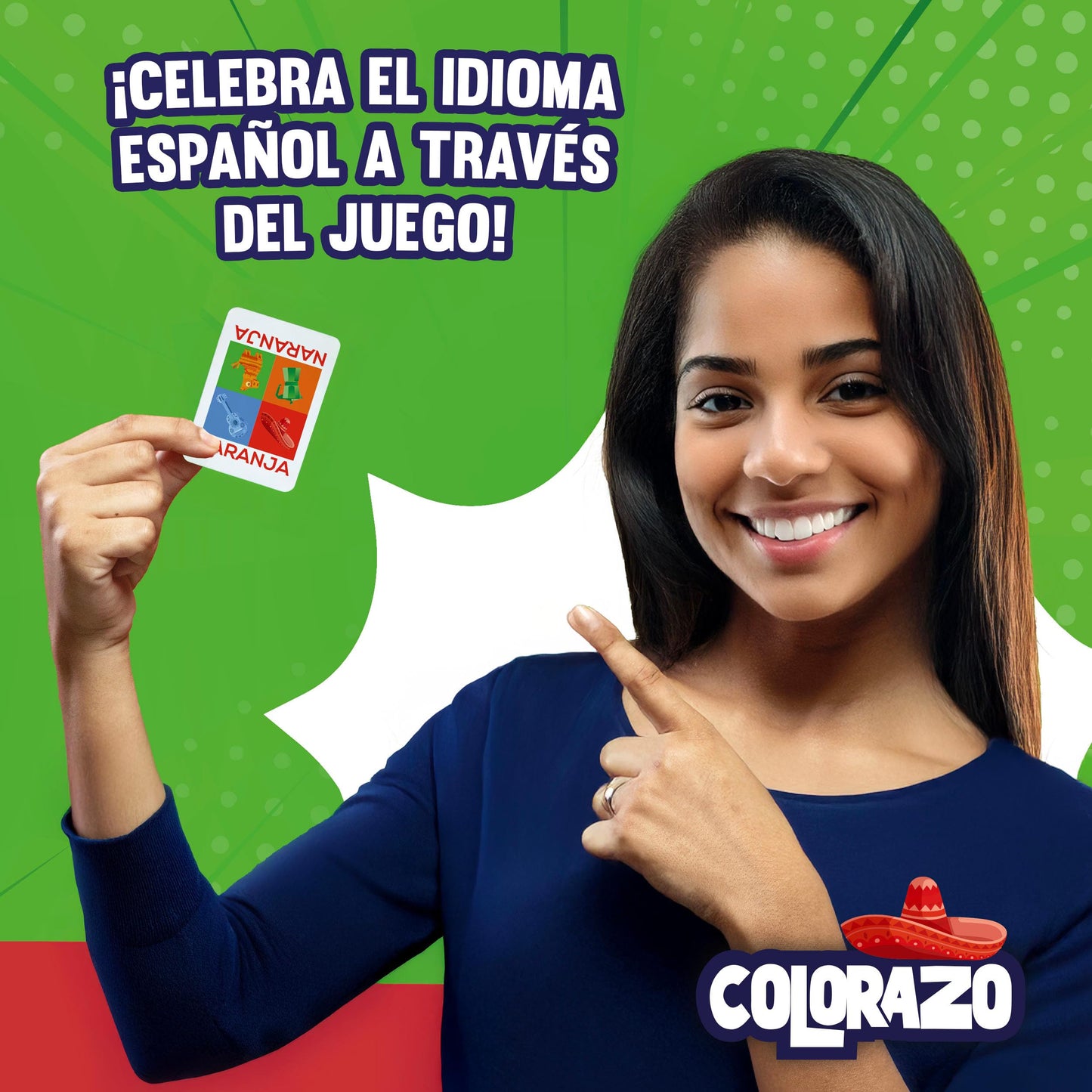 Colorazo by Mesa Viva Games – A Colorful Family Board Game for Bilingual Holidays
