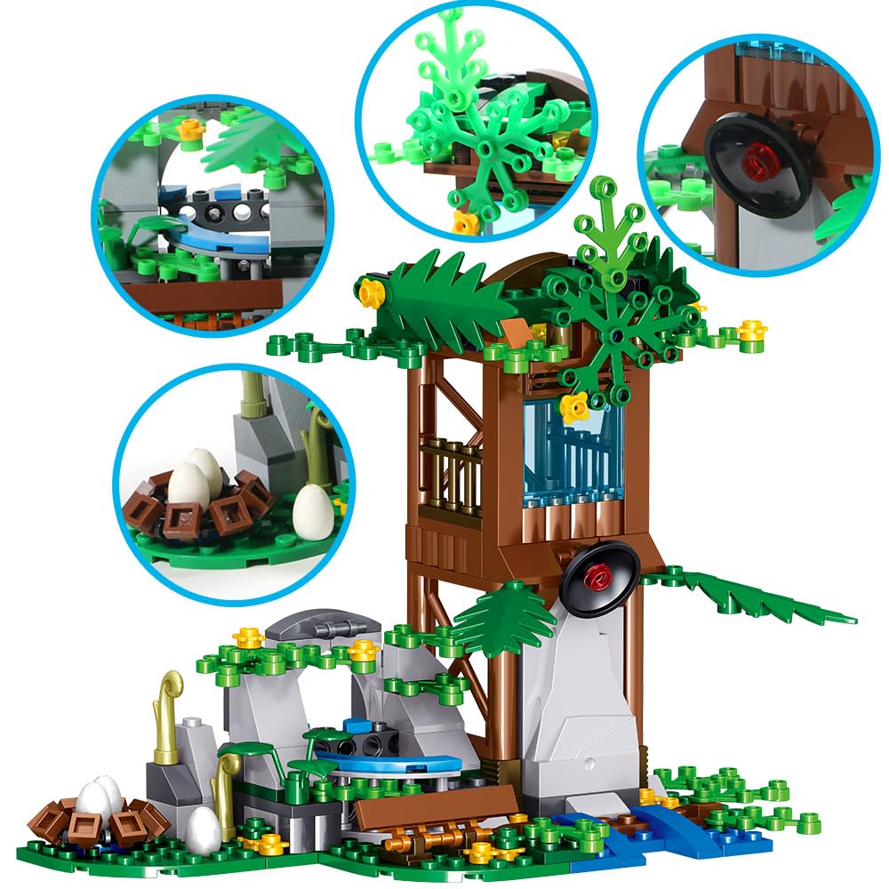 Mesiondy Dinosaurs Building Blocks Set – 546 Pcs Dinosaur Park World Toy for Ages 6-14