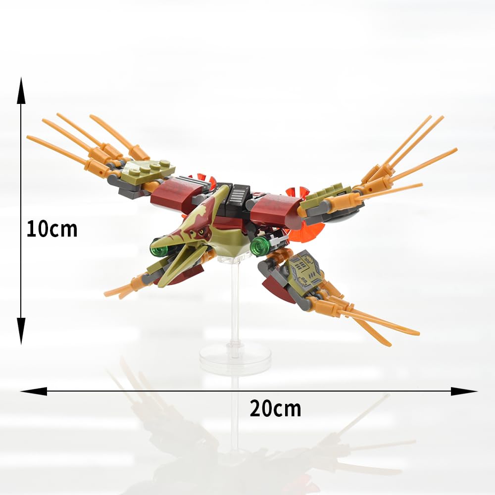 Mesiondy 725-Piece Mechanical Dinosaur Building Blocks Set | Ages 6–14 | Dinosaur Park World Gift