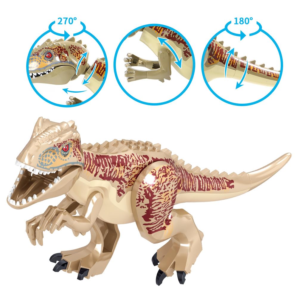 Mesiondy Dinosaurs Building Blocks Set – 546 Pcs Dinosaur Park World Toy for Ages 6-14