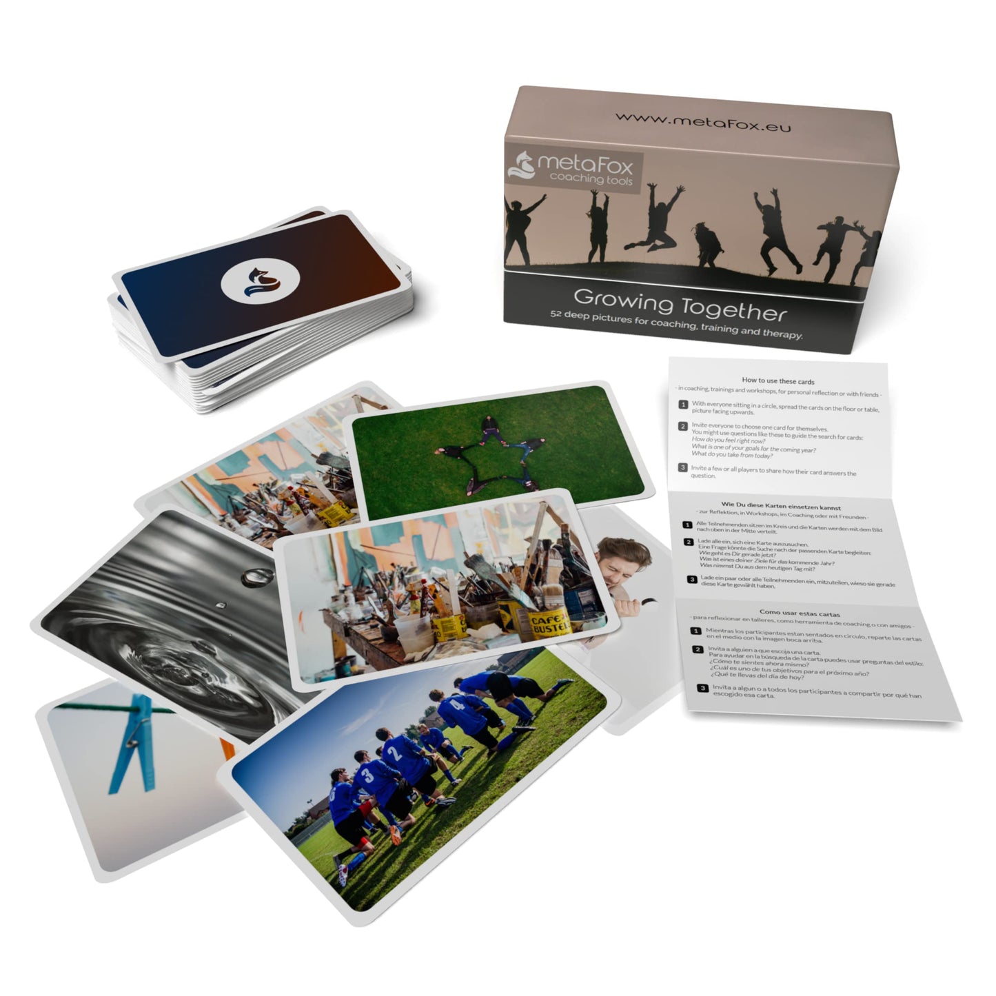 metaFox Coaching Picture Cards | Growing Together for Ice Breakers & Team Building
