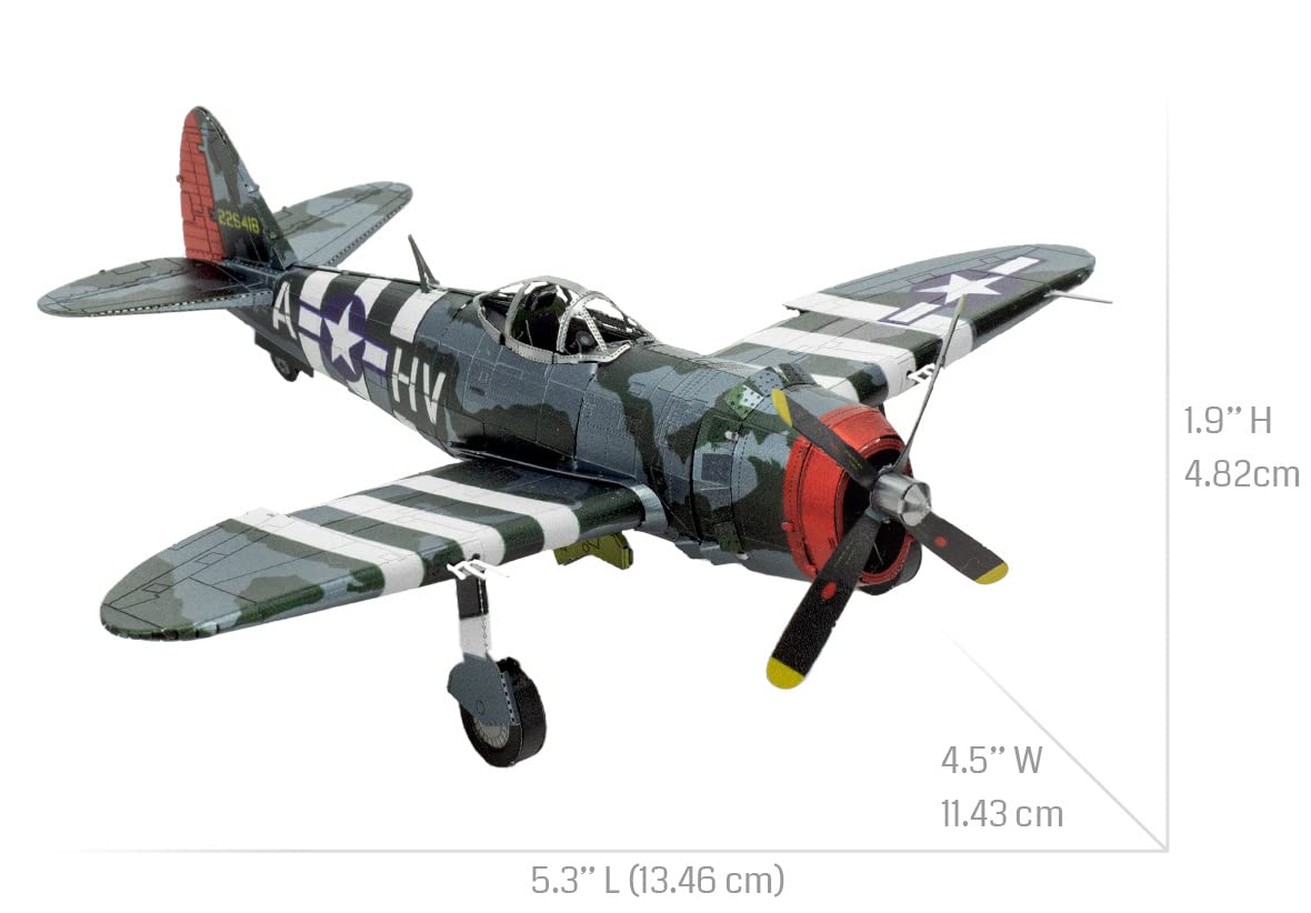 Metal Earth P-47 Thunderbolt 3D Metal Model Kit | Fascinations