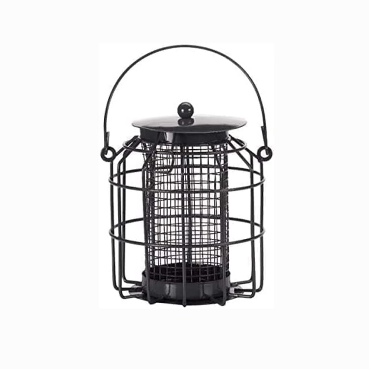 Hanging Bird Peanut Feeder Cage with Squirrel Guard