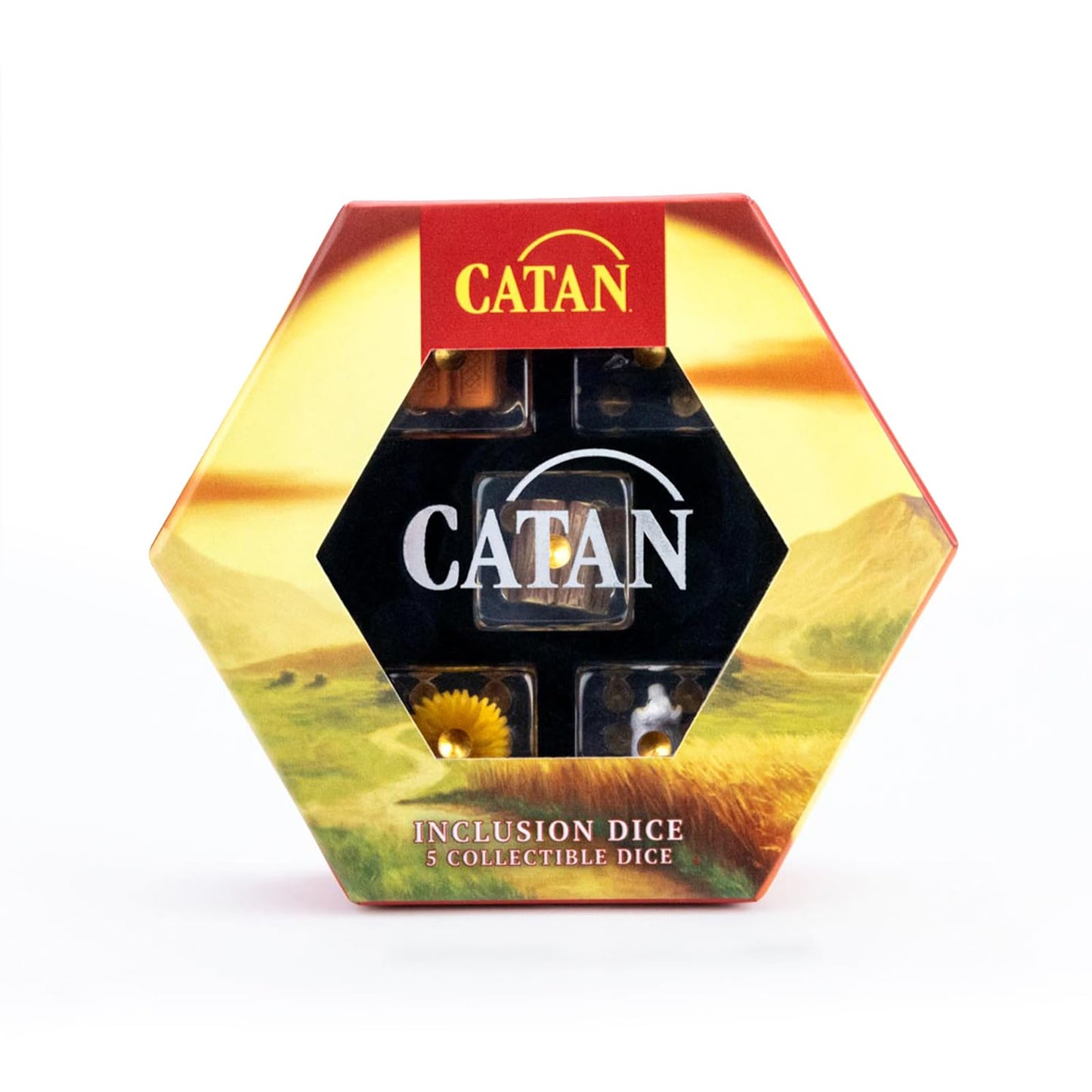 Metallic Dice Games FanRoll: CATAN Inclusion Dice, Set of 5