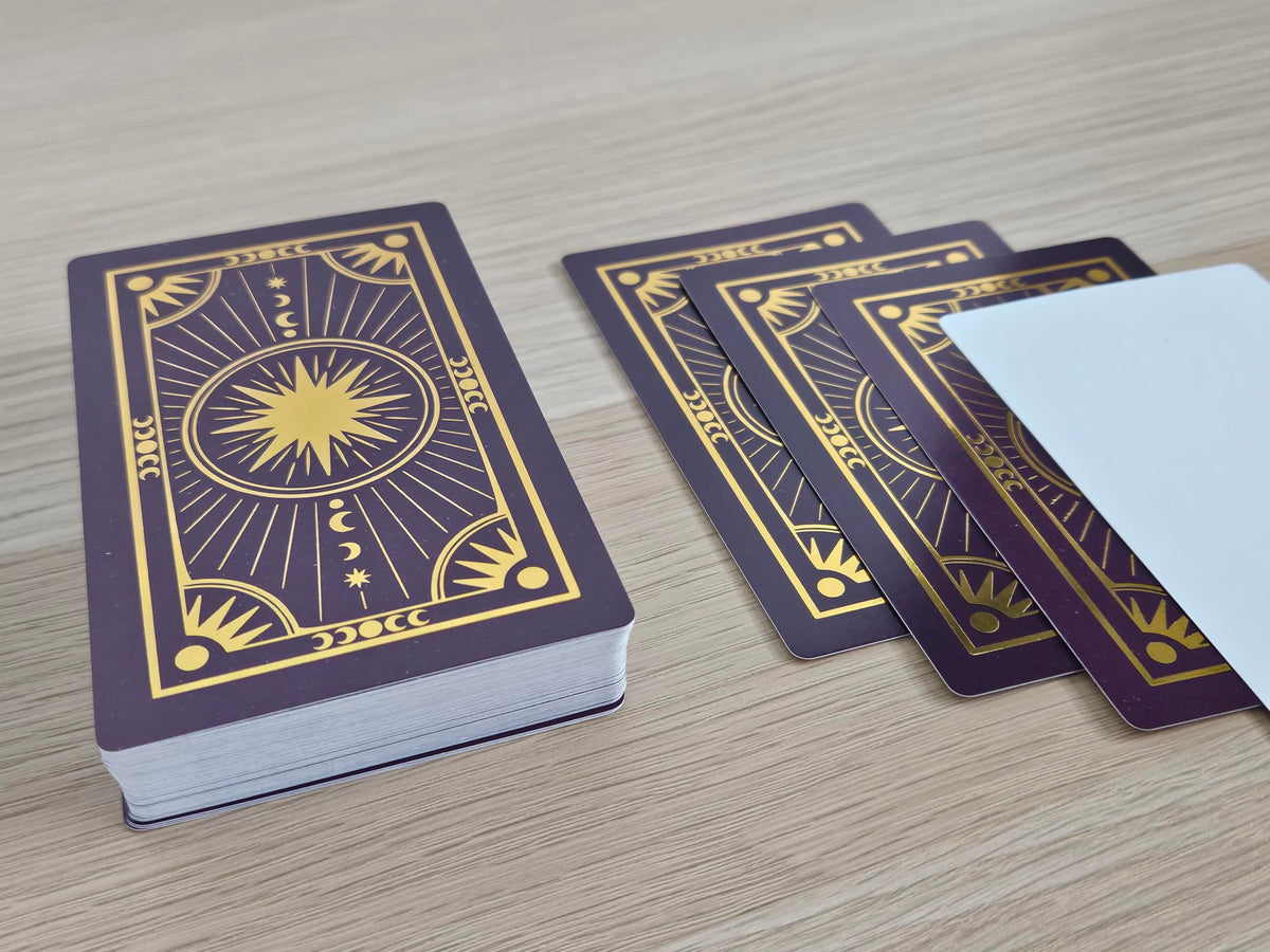 Metaphoracle DIY Blank Tarot Cards – Create Your Own Oracle Deck (80 Cards)