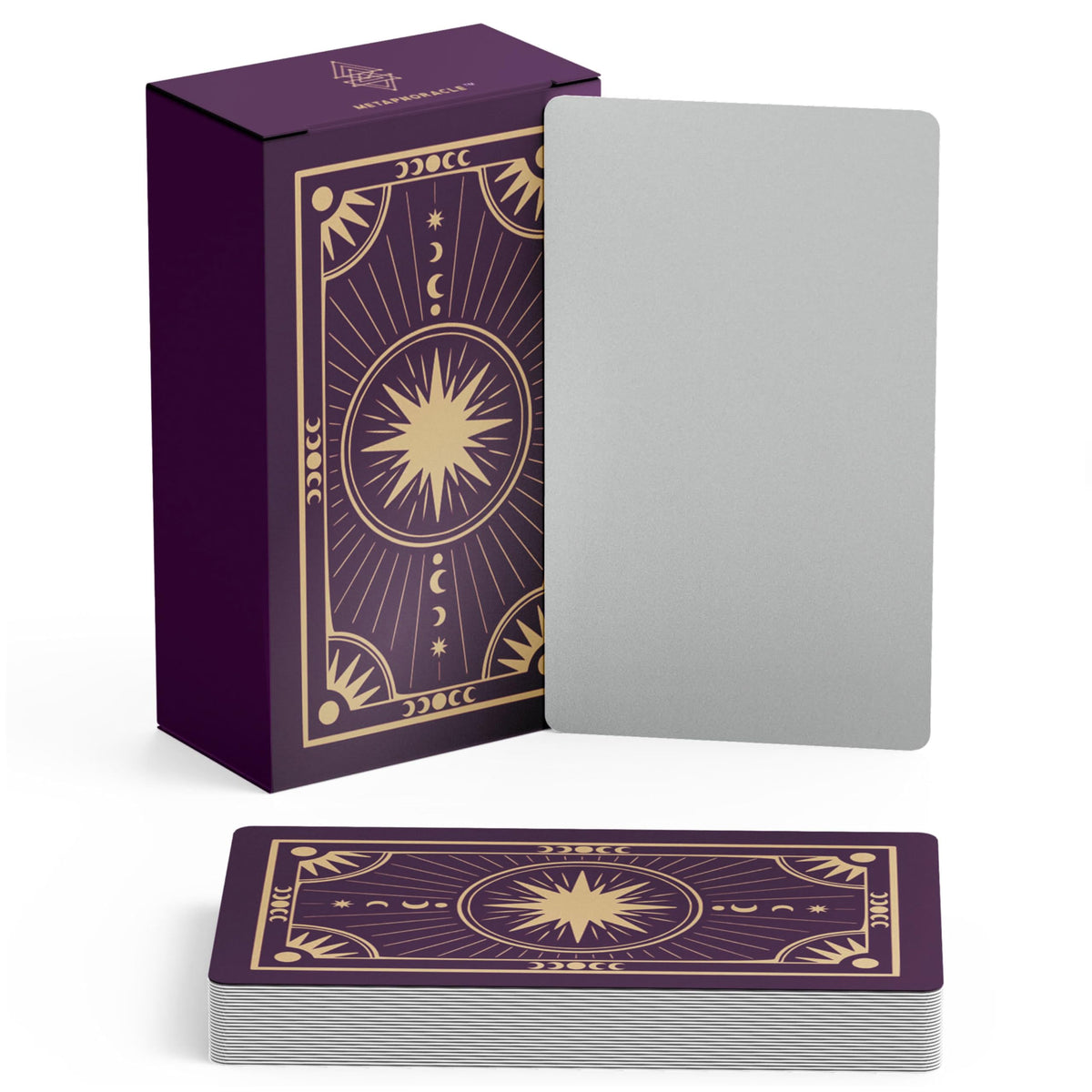 Metaphoracle DIY Blank Tarot Cards – Create Your Own Oracle Deck (80 Cards)