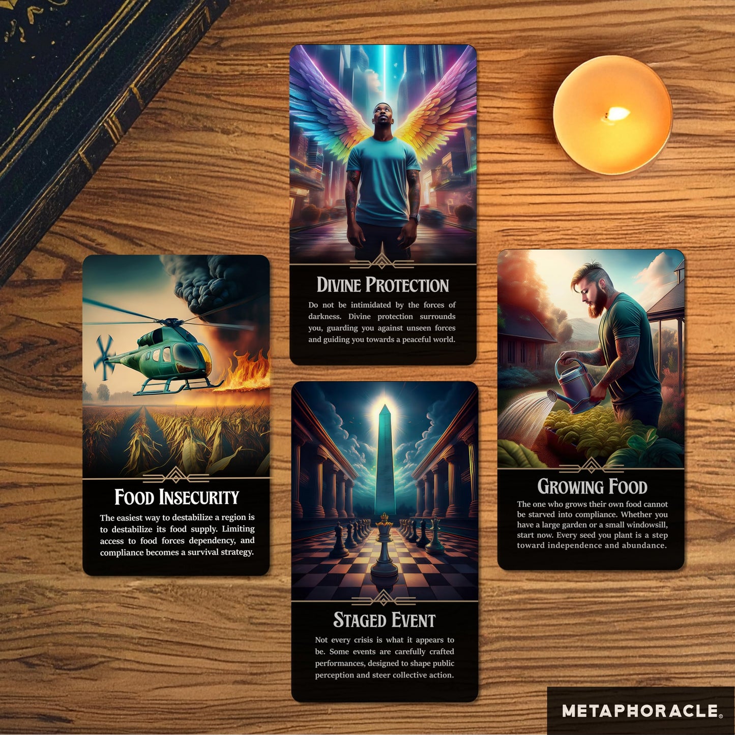 Metaphoracle Illuminati Oracle: 70-Card Divination Deck for Current Events