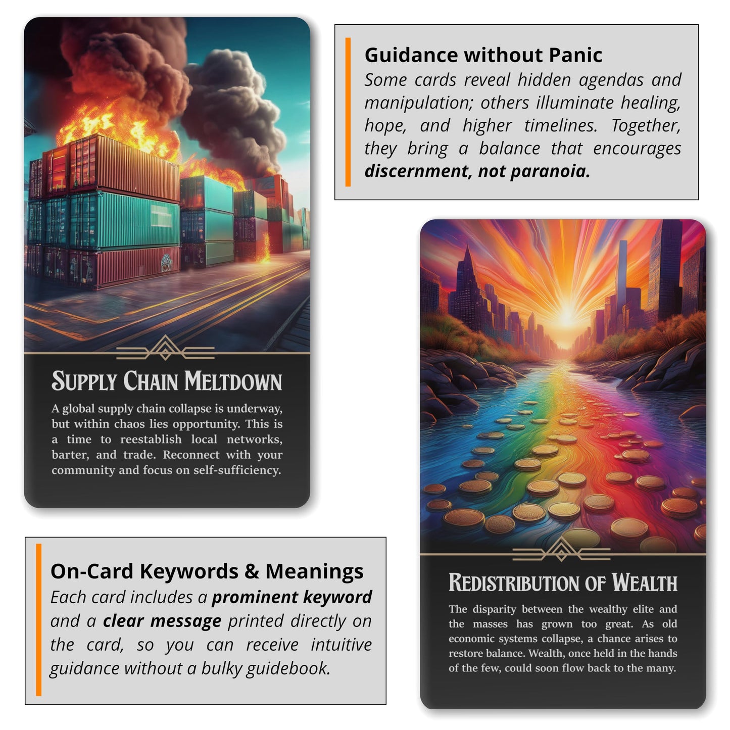 Metaphoracle Illuminati Oracle: 70-Card Divination Deck for Current Events